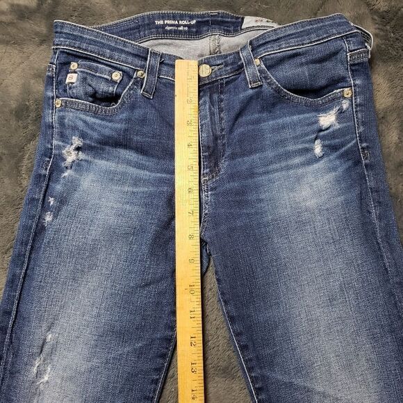 AG Adriano Goldschmied Prima Roll Up Cigarette Roll Up Jeans 27R - Picture 9 of 15